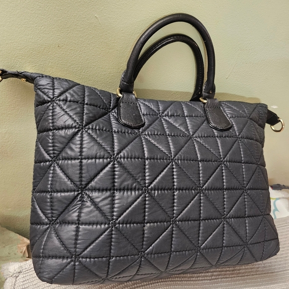 Juicy Couture Handbag Sachel Quilted Black EUC - Picture 3 of 16